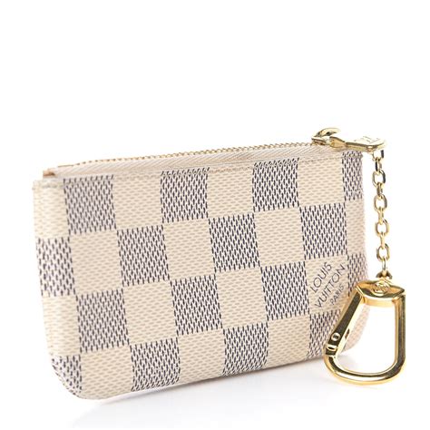 louis vuitton azur key pouch|Louis Vuitton monogram wristlet.